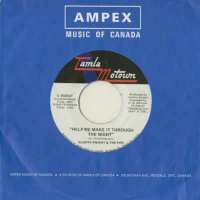 Help Me Make It Through The Night / If You Gonna Leave (Just Leave) (1970)