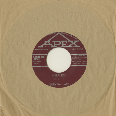 Helpless / You're Driving Me Out Of My Mind