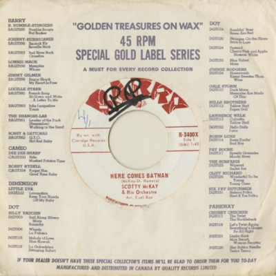 Here Comes Batman / All Around The World (1966)