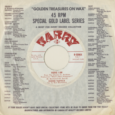 Here I Am / They Long To Be Close To You