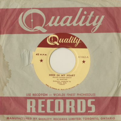 Here In My Heart / I Cried Myself To Sleep