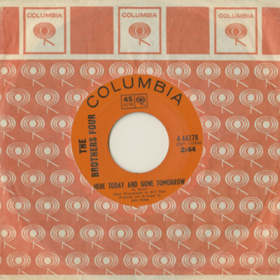 Here Today And Gone Tomorrow / No Sad Songs For Me