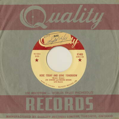 Here Today And Gone Tomorrow / You Thought I Thought