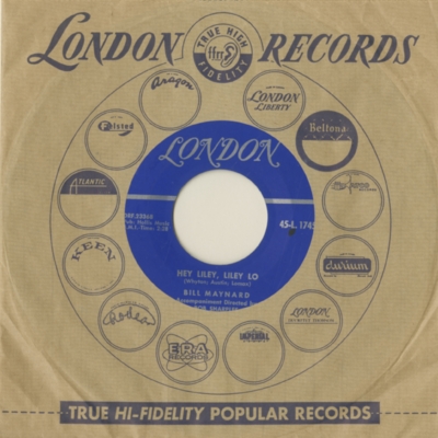 Hey Lilie Liley Lo / Lonely Road (1957)