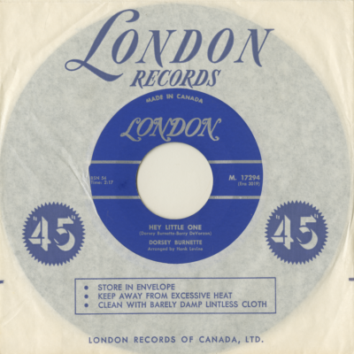 Hey Little One / The Ghost Of Billy Malloo (1963)