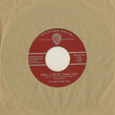 High Is Better Than Low / Washington Square