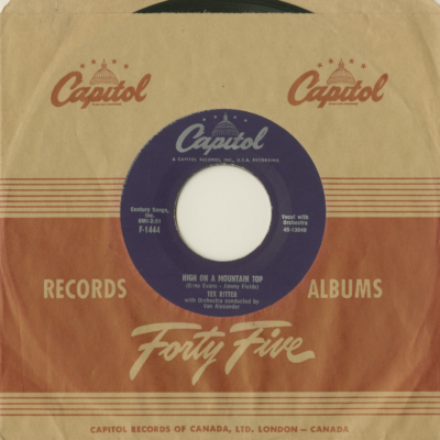 High On A Mountain Top / A Whale Of A Tale (1954)