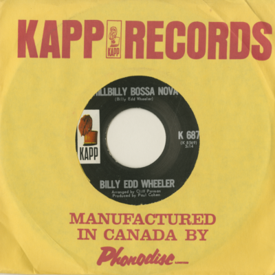 Hillbilly Boss Nova / The Waltz Of Miss Sarah Green