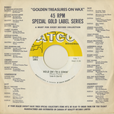 Hold On! I'm Coming / I Got Everything I Need