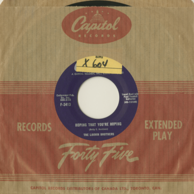 Hoping That You're Hoping / Childish Love (1956)