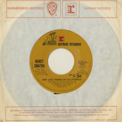 How Are Things In California / I'm Not A Girl Anymore