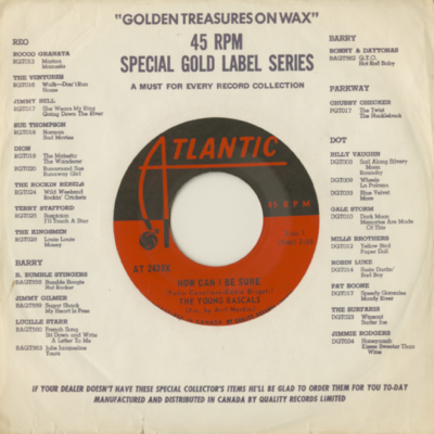 How Can I Be Sure / I'm So Happy Now (1967)