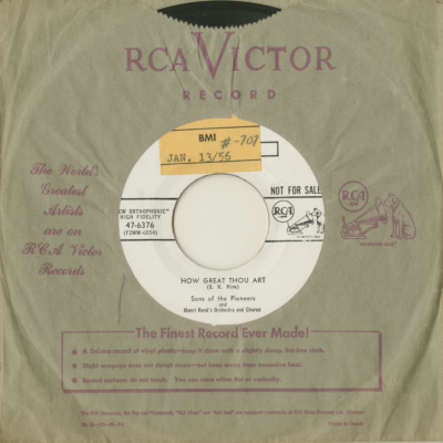 How Great Thou Art / The Last Friend (1955)