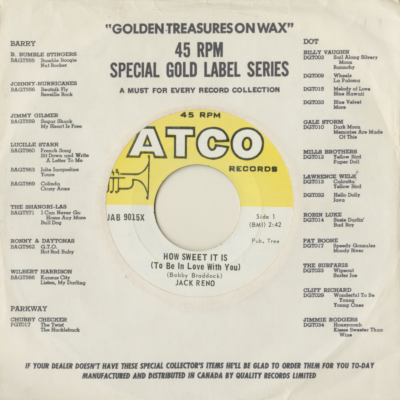 How Sweet It Is To Be Loved By You / Juke Box