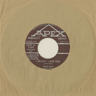 I Believe I Love You / True Lover Girl (1960)