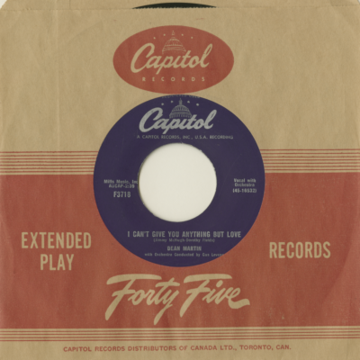 I Can't Give You Anything But Love / I Never Had A Chance (1957)