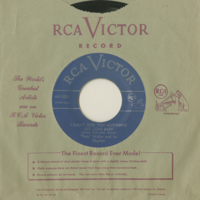 I Can't Give You Anything But Love / Two Sleepy People