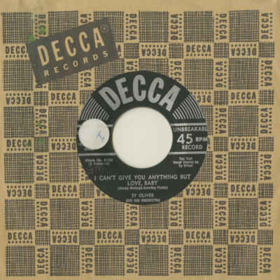 I Can't Give You Anything But Love Baby / Organ Grinder's Swing