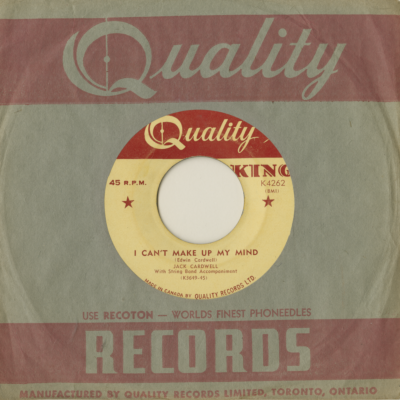 I Can't Make Up My Mind / Walking My Blues Away (1954)