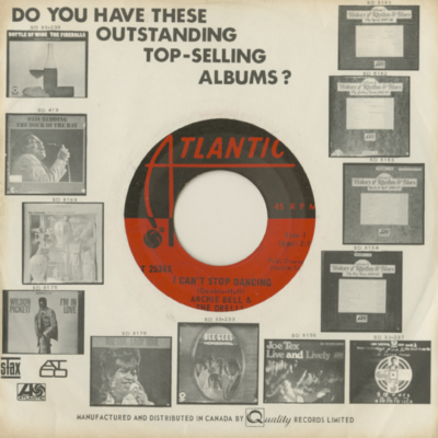 I Can't Stop Dancing / You're Such A Beautiful Child (1968)