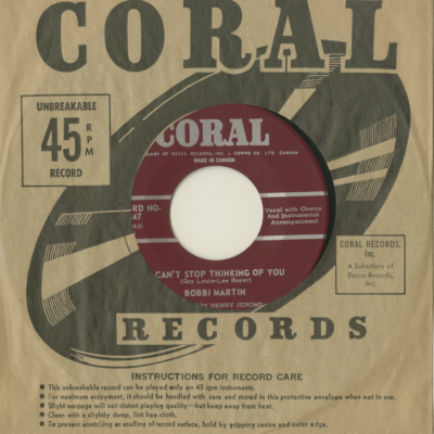 I Can't Stop Thinking Of You / A Million Thanks To You