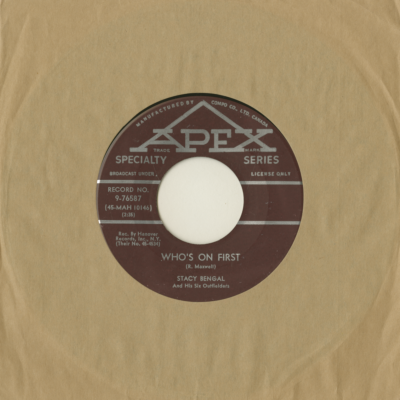 I Come To Demolish Cleveland / Who's On First (1959)