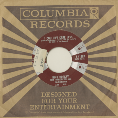 I Couldn't Care Less / Say One For Me