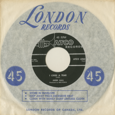I Cried A Tear / Mr Blues (1963)