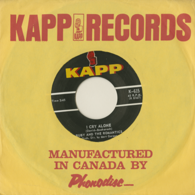 I Cry Alone / When You're Young And In Love