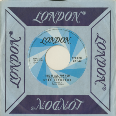 I Did It All For You / Dixie Belle (1970)