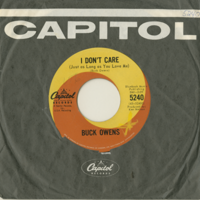 I Don't Care / Don't Let Her Know