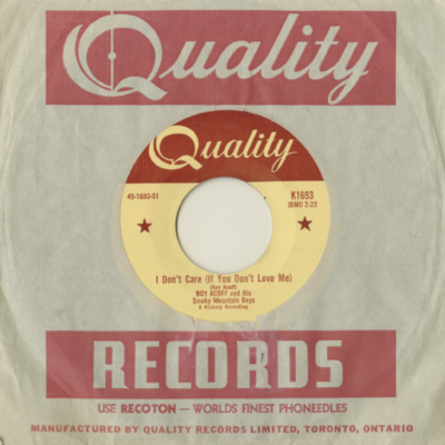 I Don't Care / Once Again