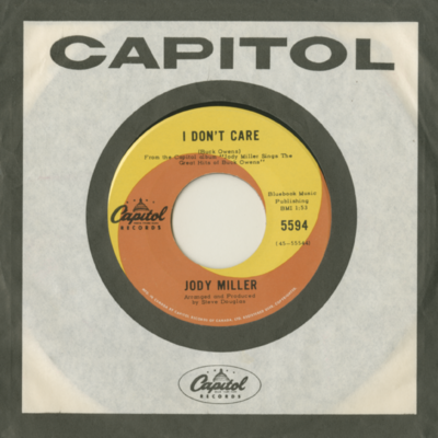 I Don't Care / We're Gonna Let The Good Times Roll