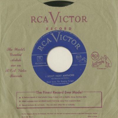 I Don't Hurt Anymore / My Arabian Baby (1954)