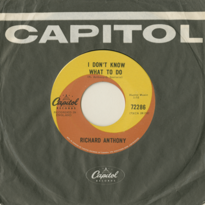 I Don't Know What To Do / I'm Crying In The Rain