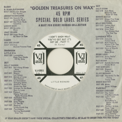 I Don't Know What You've Got But It's Got Me Part 1 / Part 2