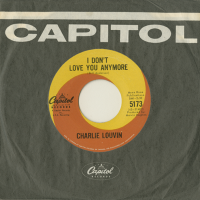 I Don't Love You Anymore / My Book Of Memories