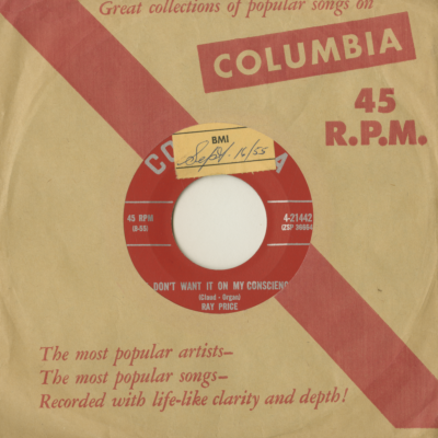 I Don't Want It On My Conscience / I Can't Go Home Like This