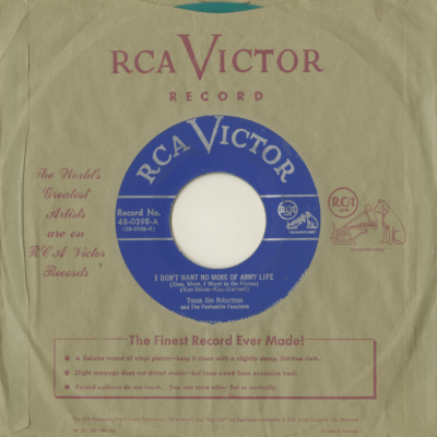 I Don't Want No More Of Army Life / If You've Got The Money I've Got The Time (1950)