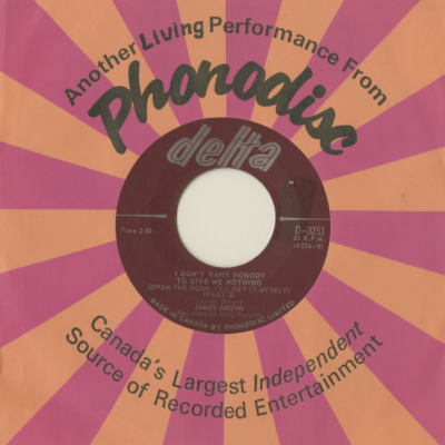 I Don't Want Nobody To Give Me Nothing / Part 2