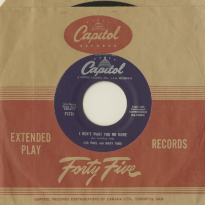 I Don't Want You No More / Strollin Blues (1957)