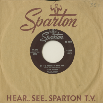 I Dreamed / If It's Wrong To Love You (1956)