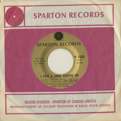 I Feel A Song Coming On / What Now My Love