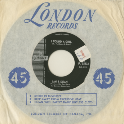 I Found A Girl / It's A Shame To Say Goodbye