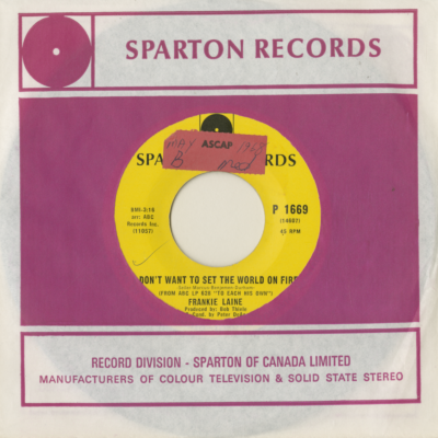 I Found You / I Don't Want To Set The World On Fire