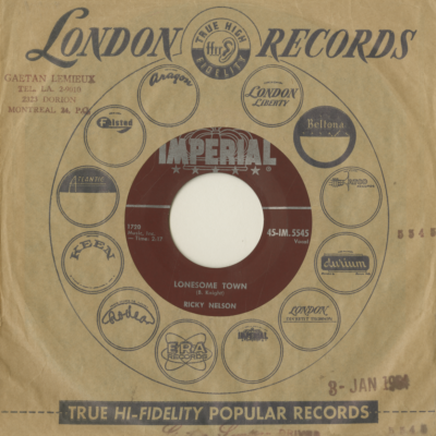 Lonesome Town / I Got A Feeling