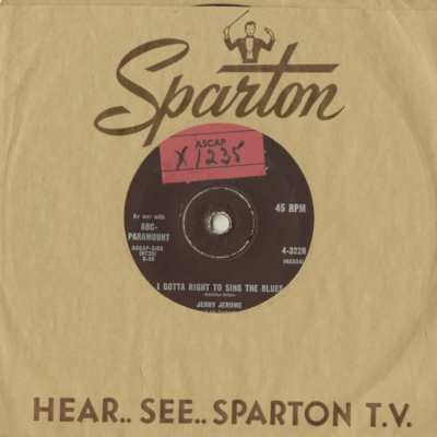 I Gotta Right To Sing The Blues / Slaughter On Tenth Avenue (1956)