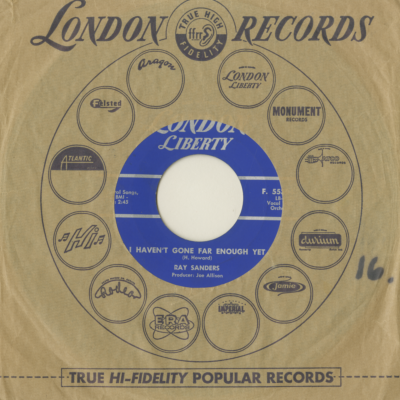 I Haven't Gone Far Enough Yet / Lonelyville (1961)