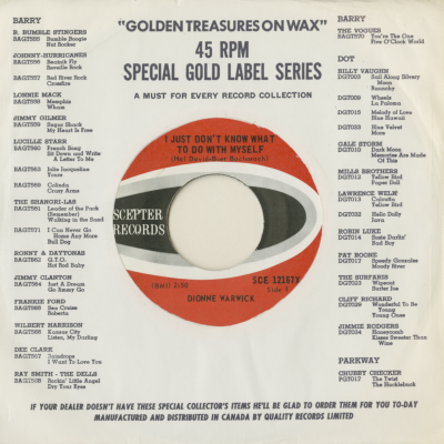 I Just Don't Know What To Do With Myself / In Between The Heartaches