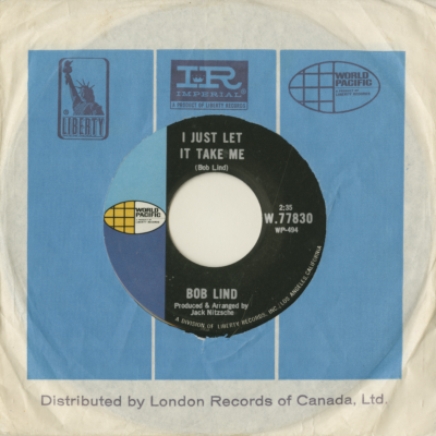 I Just Let It Take Me / We've Never Spoken (1966)